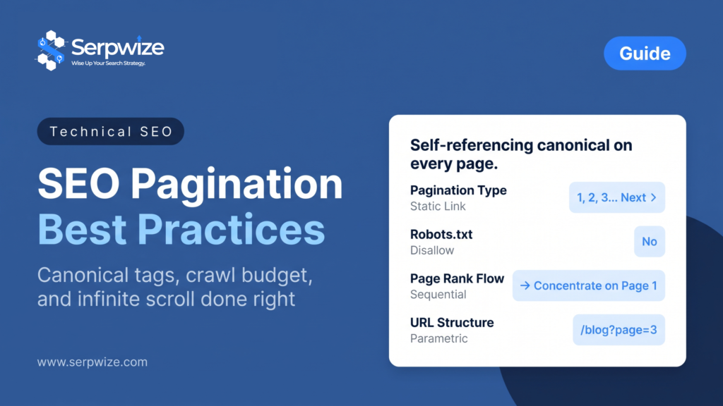 SEO Pagination Best Practices - Serpwize